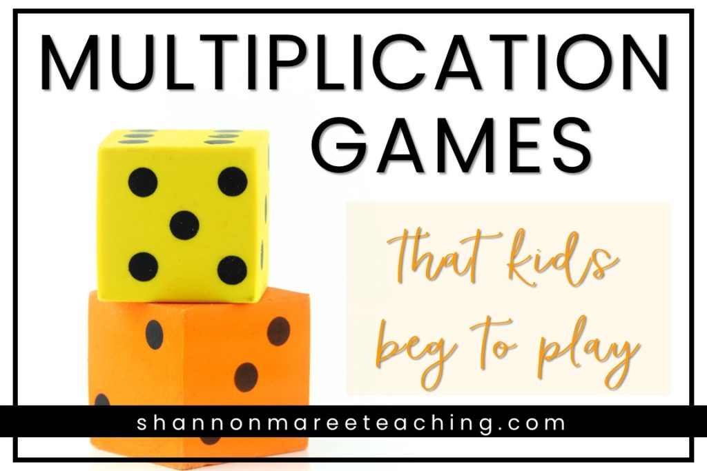 4th grade multiplication games that kids beg to play shannon maree teaching