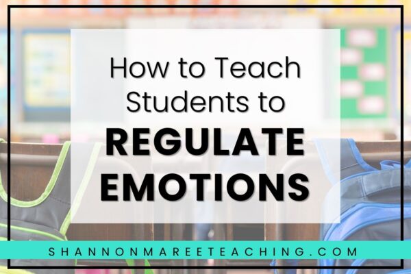 How To Teach Students To Regulate Emotions - Shannon Maree Teaching